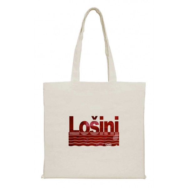 Vrećica bijela platnena Lošinj 01