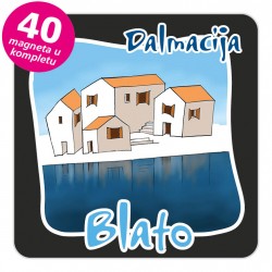 Magneti gradić EKO C 07 B Blato komplet 40 ili 20 kom