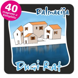 Magneti gradić EKO C 07 B Dugi Rat komplet 40 ili 20 kom