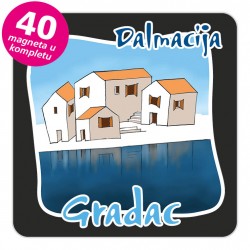 Magneti gradić EKO C 07 B Gradac komplet 40 ili 20 kom