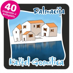 Magneti gradić EKO C 07 B Kaštel Gomilica komplet 40 ili 20 kom