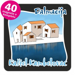 Magneti gradić EKO C 07 B Kaštel Kambelovac komplet 40 ili 20 kom