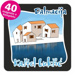 Magneti gradić EKO C 07 B Kaštel Lukšić komplet 40 ili 20 kom