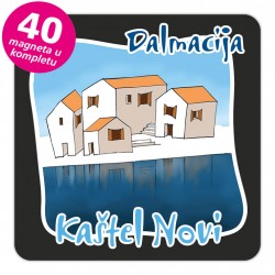 Magneti gradić EKO C 07 B Kaštel Novi komplet 40 ili 20 kom