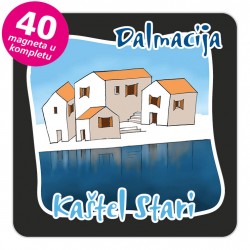 Magneti gradić EKO C 07 B Kaštel Stari komplet 40 ili 20 kom