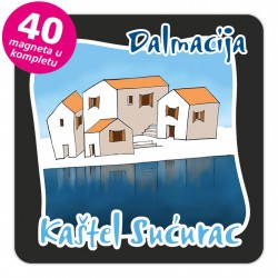 Magneti gradić EKO C 07 B Kaštel Sućurac Kuk komplet 40 ili 20 kom