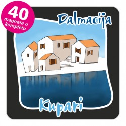 Magneti gradić EKO C 07 B Kupari komplet 40 ili 20 kom