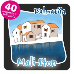 Magneti gradić EKO C 07 B Mali Ston komplet 40 ili 20 kom