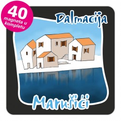 Magneti gradić EKO C 07 B Marušići komplet 40 ili 20 kom