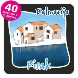 Magneti gradić EKO C 07 B Pisak komplet 40 ili 20 kom