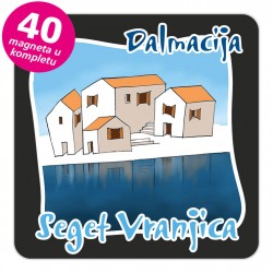 Magneti gradić EKO C 07 B Seget Vranjica komplet 40 ili 20 kom