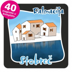 Magneti gradić EKO C 07 B Stobreč komplet 40 ili 20 kom