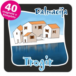 Magneti gradić EKO C 07 B Trogir komplet 40 ili 20 kom