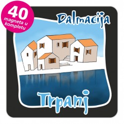 Magneti gradić EKO C 07 B Trpanj komplet 40 ili 20 kom