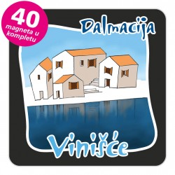 Magneti gradić EKO C 07 B Vinišće komplet 40 ili 20 kom