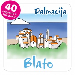 Magneti gradić EKO C 08 W Blato komplet 40 ili 20 kom