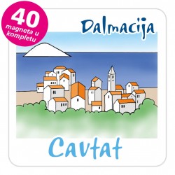 Magneti gradić EKO C 08 W Cavtat komplet 40 ili 20 kom