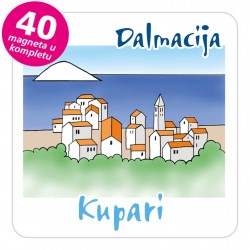 Magneti gradić EKO C 08 W Kupari komplet 40 ili 20 kom