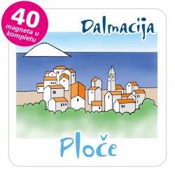 Magneti gradić EKO C 08 W Ploče komplet 40 ili 20 kom