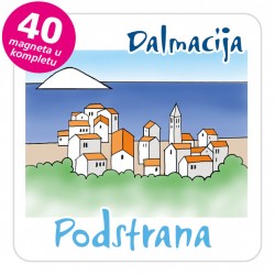 Magneti gradić EKO C 08 W Podstrana komplet 40 ili 20 kom