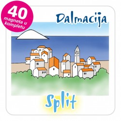 Magneti gradić EKO C 08 W Split komplet 40 ili 20 kom