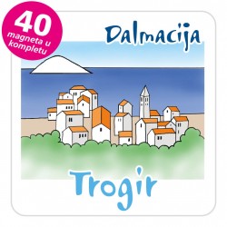 Magneti gradić EKO C 08 W Trogir komplet 40 ili 20 kom