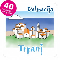 Magneti gradić EKO C 08 W Trpanj komplet 40 ili 20 kom