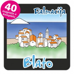 Magneti gradić EKO C 08 B Blato komplet 40 ili 20 kom