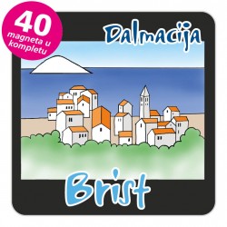 Magneti gradić EKO C 08 B Brist komplet 40 ili 20 kom