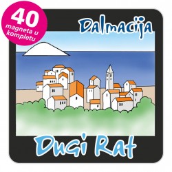 Magneti gradić EKO C 08 B Dugi Rat komplet 40 ili 20 kom