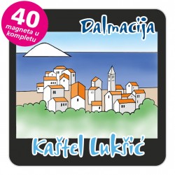 Magneti gradić EKO C 08 B Kaštel Lukšić komplet 40 ili 20 kom