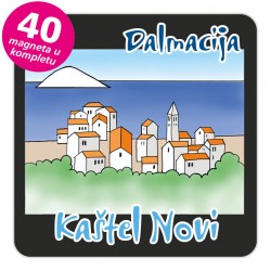 Magneti gradić EKO C 08 B Kaštel Novi komplet 40 ili 20 kom