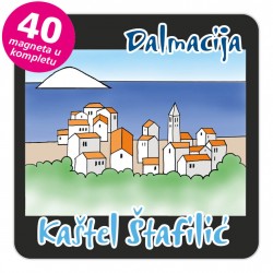 Magneti gradić EKO C 08 B Kaštel Štafilić komplet 40 ili 20 kom