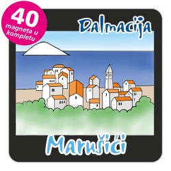 Magneti gradić EKO C 08 B Marušići komplet 40 ili 20 kom