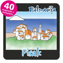 Magneti gradić EKO C 08 B Pisak komplet 40 ili 20 kom