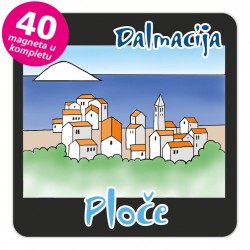 Magneti gradić EKO C 08 B Ploče komplet 40 ili 20 kom