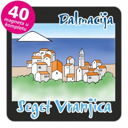 Magneti gradić EKO C 08 B Seget Vranjica komplet 40 ili 20 kom