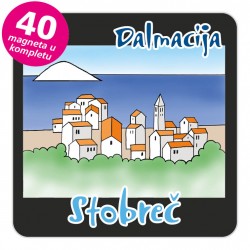 Magneti gradić EKO C 08 B Stobreč komplet 40 ili 20 kom