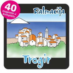 Magneti gradić EKO C 08 B Trogir komplet 40 ili 20 kom