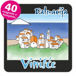 Magneti gradić EKO C 08 B Vinišće komplet 40 ili 20 kom