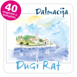 Magneti gradić EKO C 09 W Dugi Rat komplet 40 ili 20 kom