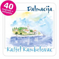 Magneti gradić EKO C 09 W Kaštel Kambelovac komplet 40 ili 20 kom