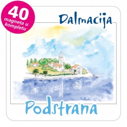 Magneti gradić EKO C 09 W Podstrana komplet 40 ili 20 kom