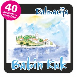 Magneti gradić EKO C 09 B Babin Kuk komplet 40 ili 20 kom