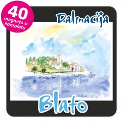 Magneti gradić EKO C 09 B Blato komplet 40 ili 20 kom