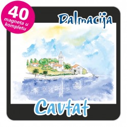 Magneti gradić EKO C 09 B Cavtat komplet 40 ili 20 kom