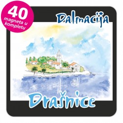 Magneti gradić EKO C 09 B Drašnice komplet 40 ili 20 kom