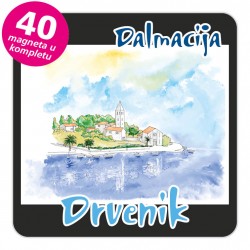 Magneti gradić EKO C 09 B Drvenik komplet 40 ili 20 kom