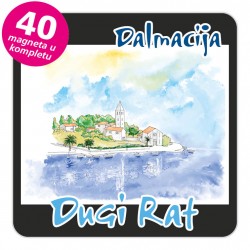 Magneti gradić EKO C 09 B Dugi Rat komplet 40 ili 20 kom