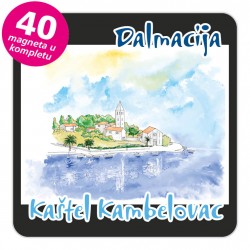 Magneti gradić EKO C 09 B Kaštel Kambelovac komplet 40 ili 20 kom